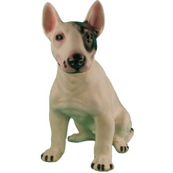 Фигура садовая БУЛЬТЕРЬЕР ЧЕРНО-БЕЛЫЙ купить