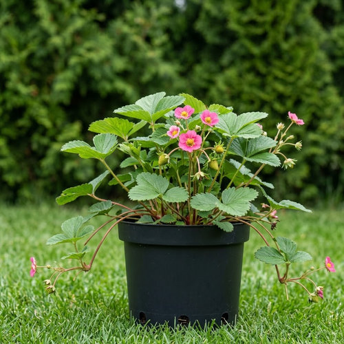 Земляника гибридная Розовая Панда купить