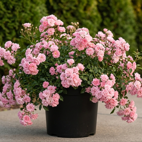 Роза почвопокровная Фейри купить