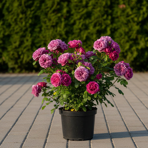 Роза повторноцветущая Reine Des Violettes купить