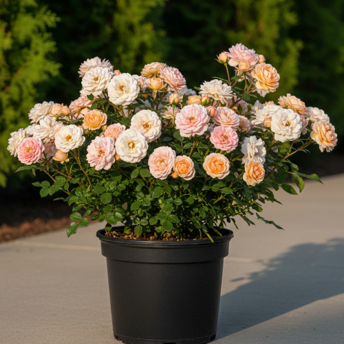 Роза миниатюрная Лаки купить