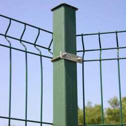 Столб стальной для секций ограждения купить